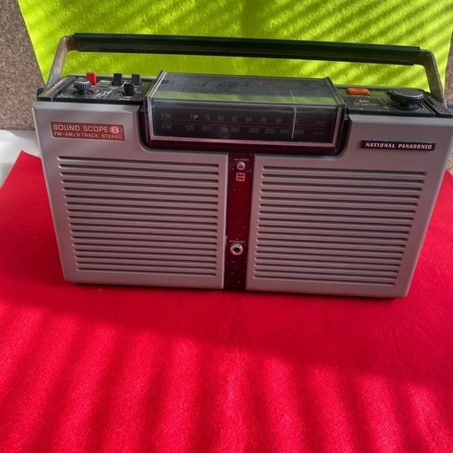 ラジカセ　ナショナル　レトロ品　昭和