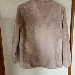 UNIQLO レディース ベージュ フリースジャケット XLの画像