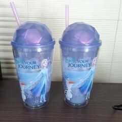 アナ雪　ストロー付きタンブラーの画像