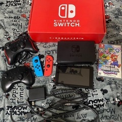switch 本体とスーパーマリオブラザーズ・ワンダー

