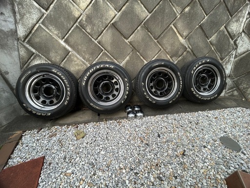 200系ハイエースデイトナホイール4本セット中古