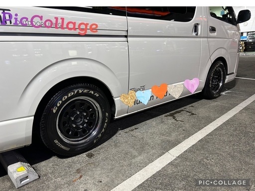 200系ハイエースデイトナホイール4本セット中古