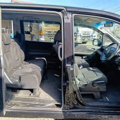 【車検2年付き☆コミコミ33万5000円】平成21年　ホンダ　ステップワゴン　スパーダ　8人乗り　2WD　黒　走行距離149,000㎞　両側スライドドア・ナビ・ETCの画像