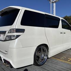 神奈川【自社ローン】保証人無可★全国対応★ヴェルファイア【3.5Z プラチナセレクション】社外21インチAW/車高調/両側パワスラ/Bluetooth/走行中TV可/バックカメラ/後席オットマン/レザー調シートカバー/パワーバックドア/フリップダウンモニター/クルコン/ドラレコ/ETCの画像
