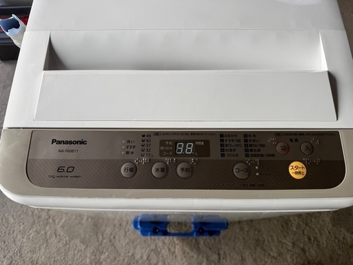Panasonic 洗濯機　6.0キロ　2018年製　NA-F60B11