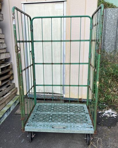 【商談中】中古カゴ台車　W950×D800×H1700㎜　K113