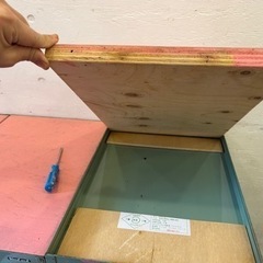 【ビンテージ❣️VanLock キャビネット 3個セット🩵】ツールボックス スチール製　工具棚　昭和レトロ 家具 収納家具 キャビネットの画像