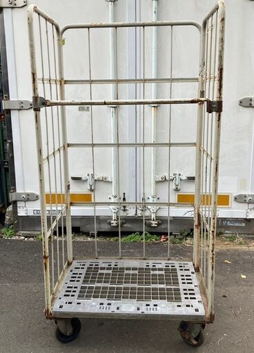 【商談中】中古カゴ台車　W850×D600×H1700㎜　K119