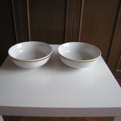 中古！22㎝丼2枚差し上げます。の画像