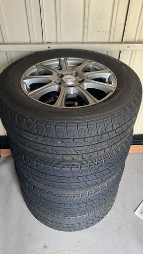 ◼️グッドイヤー製スタッドレスタイヤ＆アルミホイール◼️215/65/16◼️アイスナビZEAⅡ◼️アルファードやヴェルファイアやエルグランドなどに◼️