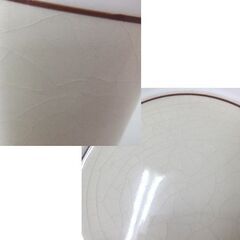 ASAKE コーヒーカップ＆ソーサー4客+ソーサー1枚 STONE WARE 貫入 食器 ☆ 札幌市 北区 屯田 の画像