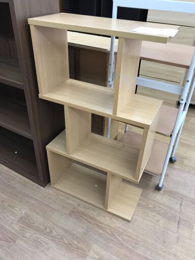 ★ジモティ割あり★  オープンシェルフ アイボリー H108×W60×D27 クリーニング済み KJ7472