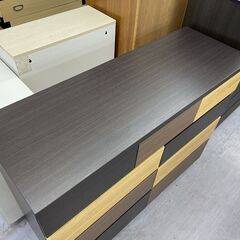 ニトリ ローチェスト カレナ 120LC DBR 箪笥 タンス 衣類収納 チェスト 
