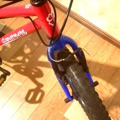 ヨツバサイクル　18インチ　人気のヒーローレッド　完全室内保管　の画像