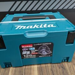 未使用品】マキタ 充電式マルノコ 18V 6.0Ah 鮫肌125mm HS474DRGXB