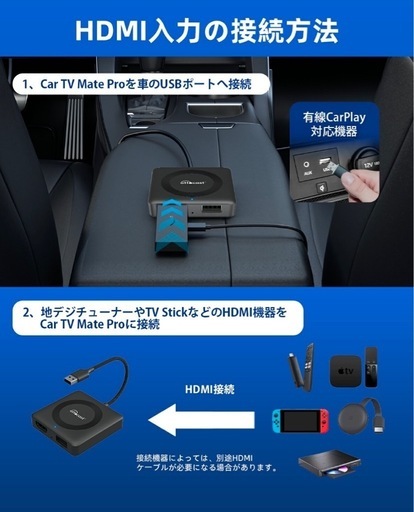 otto cast car TV　mate pro➕　Fire stick　　
