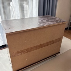 【12/28までご希望なければ12/29に処分します】ニトリ 収納 カラーボックス カラボ レギュラー2段 ミドルブラウンの画像