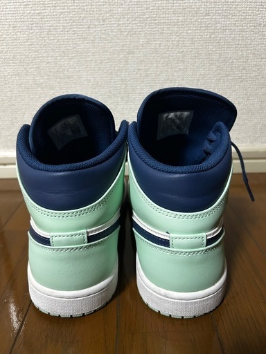 NIKE Air Jordan ハイカットスニーカー ネイビー/ホワイト/ミント