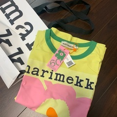 マリメッコTシャツ　60周年　黄色の画像