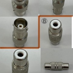BNC変換アダプタ　RCA変換アダプタ　計42本セット　まとめ売り　No.119の画像