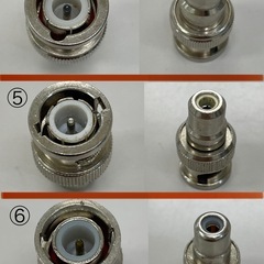BNC変換アダプタ　RCA変換アダプタ　計42本セット　まとめ売り　No.119の画像