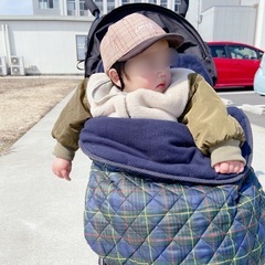 ラルフローレン　ベビーカー　防寒具　の画像