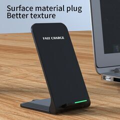 【新品】65ワット対応✨急速ワイヤレス充電スタンド★選べるカラー★ケーブル付き★1年保証の画像