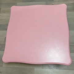 猫足 こたつテーブル ピンク 姫系 可愛い おしゃれ 正方形の画像