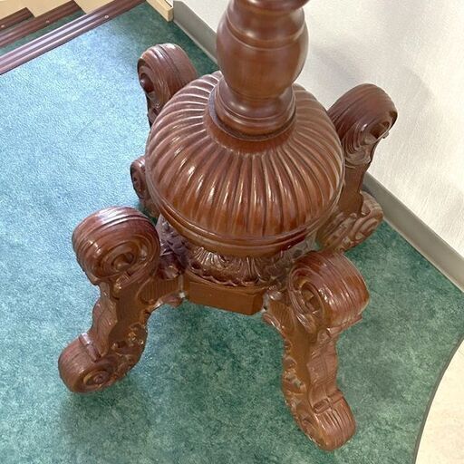 イタリア家具 ポールハンガー コートハンガー ブラウン×ゴールド W41