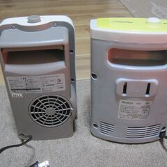 ミニセラミックファンヒーター　2台　中古　稼働品の画像