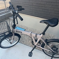 JEEP 折りたたみ自転車 カゴ付き SAND