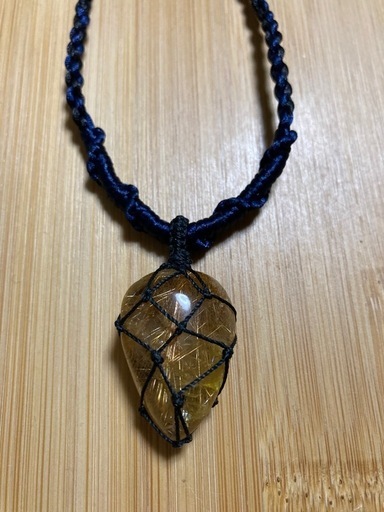handmadeルチルネックレス