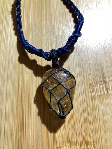 handmadeルチルネックレス