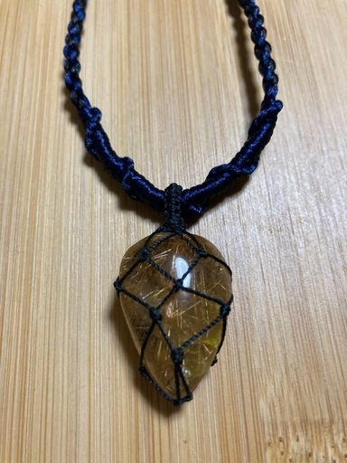 handmadeルチルネックレス