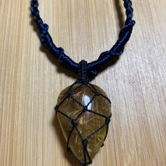 handmadeルチルネックレスの画像