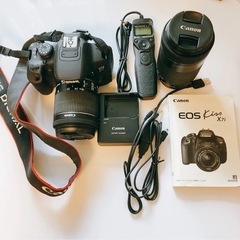 Canon EOS Kiss X7i  ダブルズームキットセット　望遠レンズ未使用 の画像