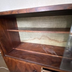 昭和レトロ　サイドボード/飾り棚の画像