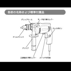 ネット最安値です★中古品　マキタ　震動ドリル　M814　動作確認済みの画像