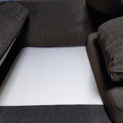 ソファー　こげ茶の画像