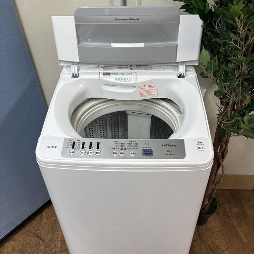 I365 ? ジモティー限定価格！ HITACHI 洗濯機 （8.0㎏） 白い約束 ⭐ 動作確認済 ⭐ クリーニング済