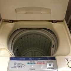 HITACHI洗濯機（ジャンク品）の画像