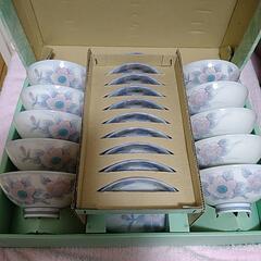 湯呑みセット茶碗と皿セット2点セット
