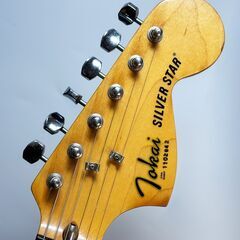 TOKAI Silver Star SS38 1981年製ブラック スパロゴ ラージヘッド エレキギター ジャパンビンテージの画像