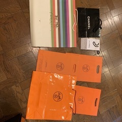 エルメス　シャネル　
ブランド物　紙袋 の画像