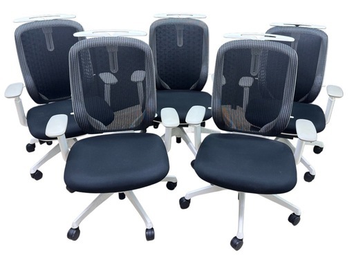 【在庫3脚】シルフィーメッシュチェア（OKAMURA /多機能）