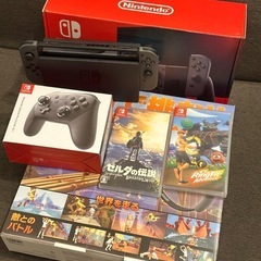 Switch / プロコン、ブレワイ、リングフィット付きの画像