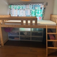 【マットレス付き❣️シングルベッド🛌 】子供部屋❣️ワンルーム❣...