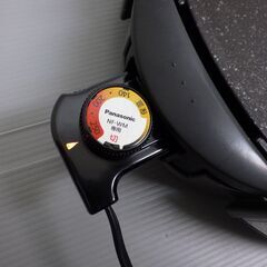 2013年製 パナソニック ホットプレート 平面+波型焼肉 プレート 蓋付き 配達設置対応 マーブルコート ヒーター分離式 Panasonic NF-WM2 シルバーの画像