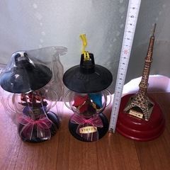 GYP1225 東京観光土産　ランプ型インテリア　船　東京タワーオルゴールの画像