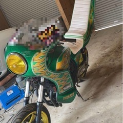 xjr400 3段シート50cm〜55cm 金具補強アリ‼️白緑 (y) 柏たなかの